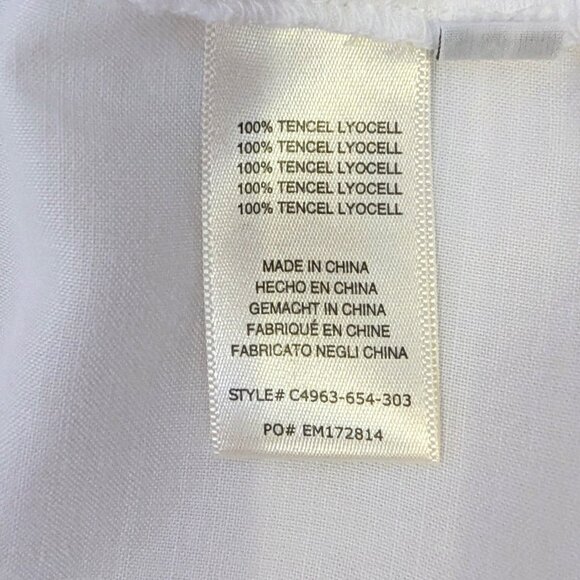 Cloth & Stone | Anthropologie Tencel Smocked Pullover Peasant Blouse | Medium - Picture 13 of 16